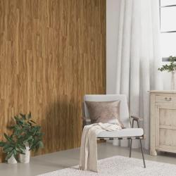 Panneaux muraux Aspect bois Marron PVC 4,12 m&sup2;