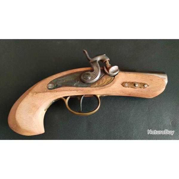 Pistolet � poudre noire Philadelphia Derringer - Calibre .45 - Marque Jukar