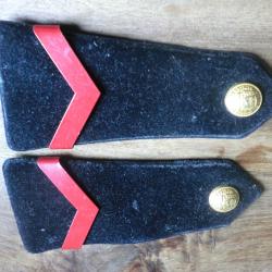 paires d' &eacute;paulettes  sapeurs pompiers de paris