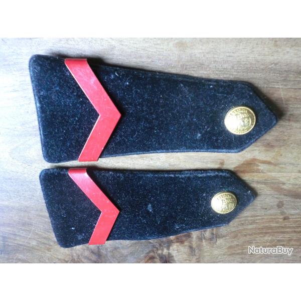 paires d' �paulettes  sapeurs pompiers de paris