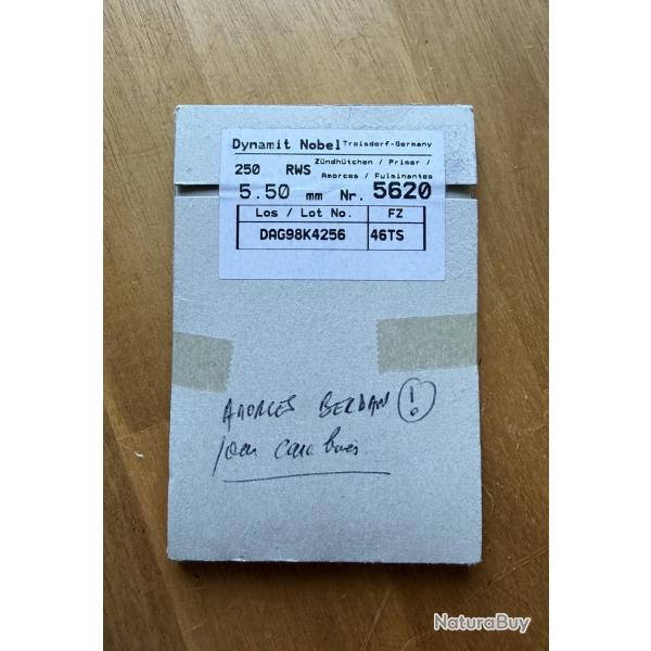 Amorces Berdan Dynamit Nobel 5620