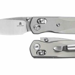 Couteau Bestechman Sprite Lame Acier M390 Manche Titane Bar Lock BTKMK21A