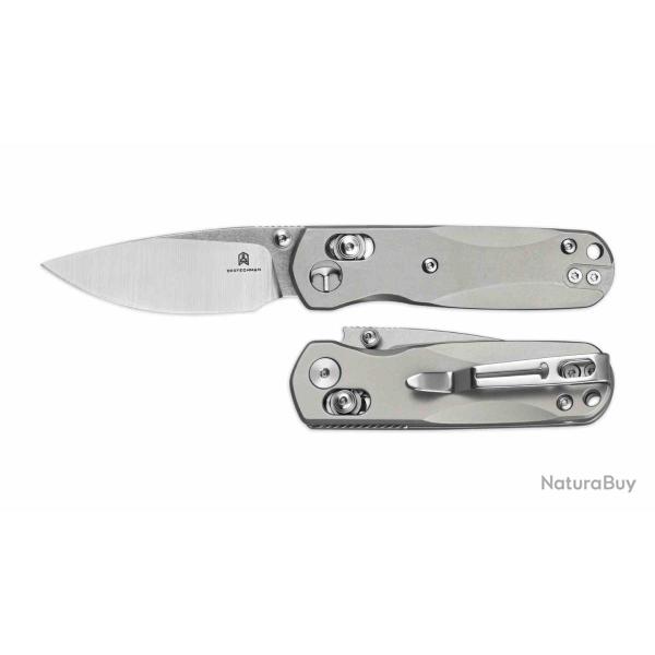 Couteau Bestechman Sprite Lame Acier M390 Manche Titane Bar Lock BTKMK21A