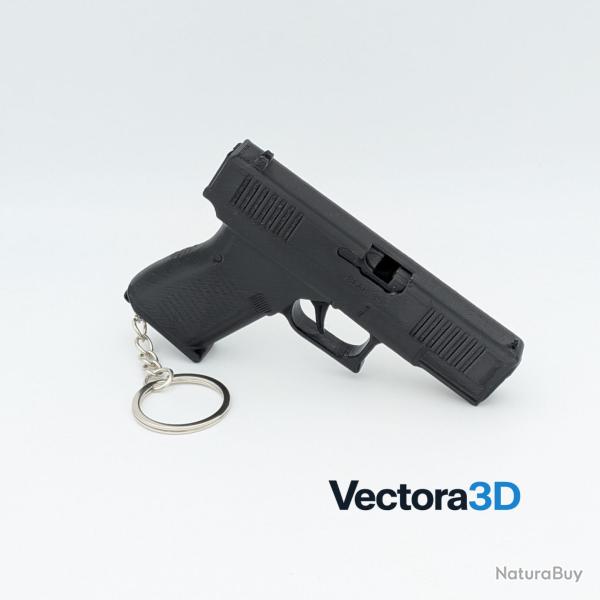 Porte-cl�s Sifflet GLOCK 19 Gen 5 - R�plique Impression 3D Haute Qualit� (PETG)