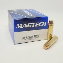 20 munitions 500 SW 325 grains FMJ
