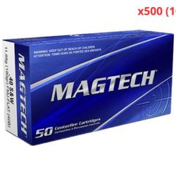 MUNITIONS MAGTECH CALIBRE 40 S&W FMJ 180gr - 11.7g x500 