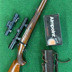 SUPERBE JP RIDON LUXE STUTZEN 9.3X62 + SCHMIDT 1.1-4X24 + AIMPOINT 9000L