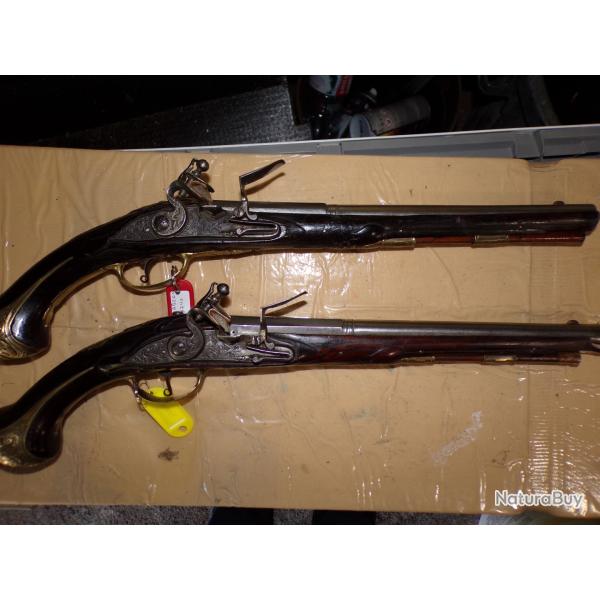 Paire pistolets cavalerie Allemande