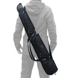Housse Fusil 134 cm &Eacute;tui Souple Rembourr&eacute; Imperm&eacute;able Carabine Chasse 3 Compartiments Premium Noir