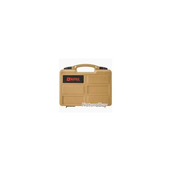 Mallette NUPROL arme de poing 31x25x8 tan