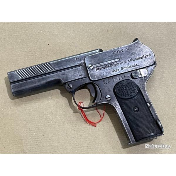 pistolet DREYSE mod. 1907 calibre 7.65