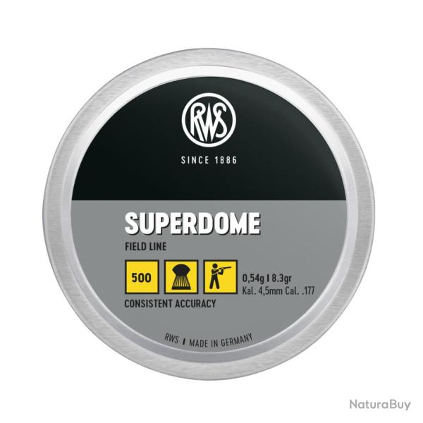 BOITE DE PLOMBS SUPERDOME 4.5 0.54G X500 - RWS