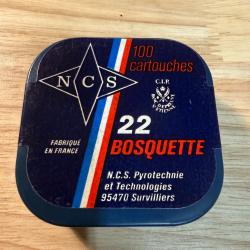 1 boite de 77 cartouches de 22 bosquette