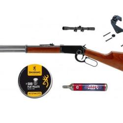 Pack Walther Lever Action + Lunette + Plomb + Co2