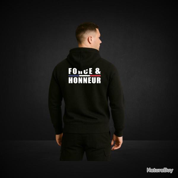 SWEAT SHIRT FORCE & HONNEUR FRANCE SUMMIT OUTDOOR NOIR XL