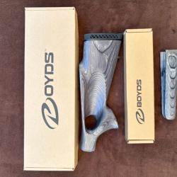 REMINGTON 7600 - CROSSE TROU DE POUCE GAUCHER ET POMPE ASSORTIE - MARQUE BOYDS