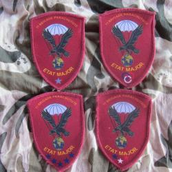 4 ECUSSONS DIFFERENTS ETAT MAJOR DE LA 11 BP BRIGADE PARA TOULOUSE/RARE