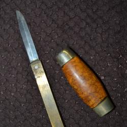 couteau tonneau pliant suedois Eskilstuna ancien swedish barrel kniffe