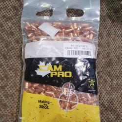 pack CAM PRO de 500 balles calibre .357 TC FCP de 158 grs pour le chargement du 357 MAG , 38 SPECIAL