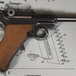 PISTOLET LUGER P-08 BYF41 Cal.9x19mm ( OCCASION )