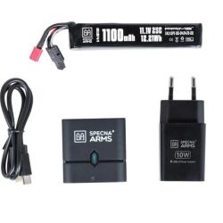 Pack Batterie LiPo 11,1v 1100 mAh & Chargeur lipo EASY NANO (Specna)