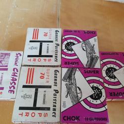 Lot cartouche ancienne calibre 16