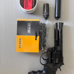 revolver d'alarme &agrave; blancEKOL Viper 4,5"