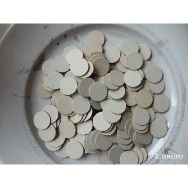 Lot de 100 cartons blancs anciens en calibre 16.