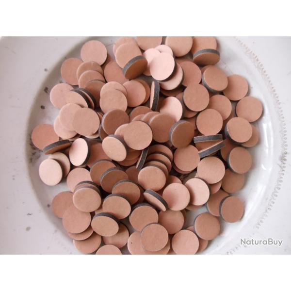 Lot de 100 rondelles de compl�ment ou bourres de remplissage en calibre 16.