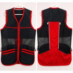 Gilet ball trap r&eacute;sistant Gaucher / droitier L