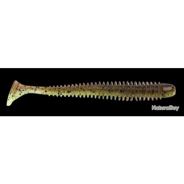 Leurre souple Swing Impact Slim 3" (7.6cm) Pumpkin Chartreuse