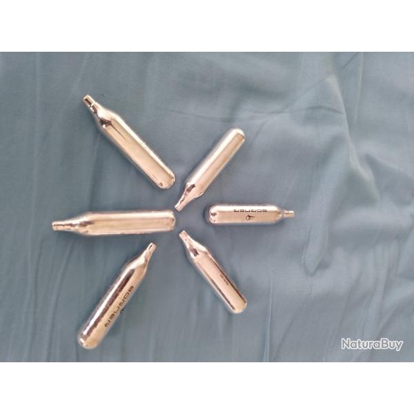 10 SPARCLETTES 12 GRAMME CO2 PRESION CONSTANTE COMPATIBLES REPLIQUES 6 ET 4,5 MM