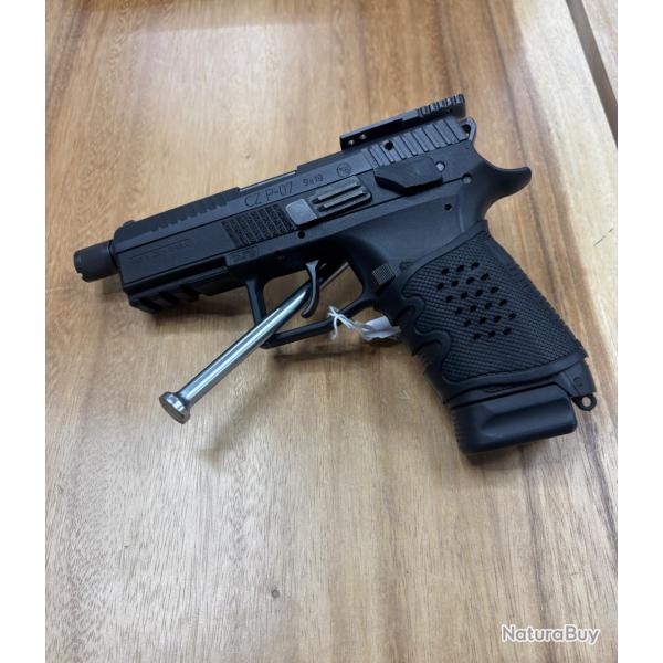 *Occasion prix de ouf ! Pistolet CZ P-07 - filete 9mm - 15 cps - Noir - ADF-BN511