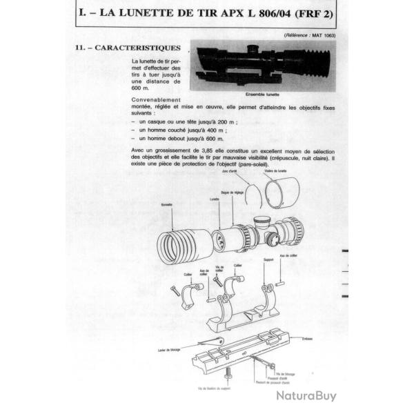 Documentation Pdf lunette APX806