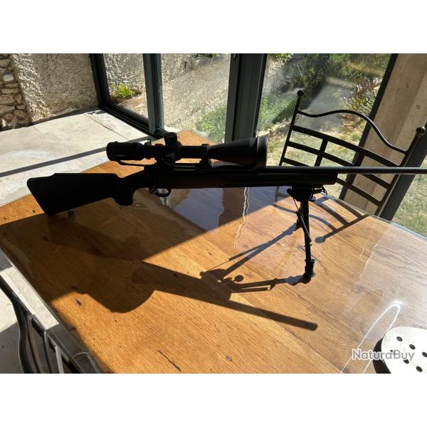 Sabatti rover 243 win + lunette Night force SHV 5-20 x 56 + bipied.