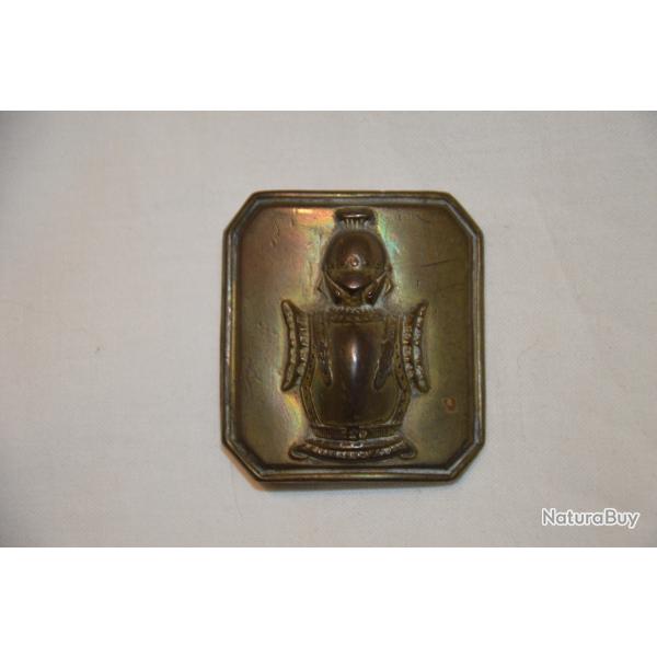 PLAQUE CEINTURON 1845 OFFICIER GENIE 2� EMPIRE-CRIMEE-ITALIE-MEXIQUE-GUERRE DE 1870/1871