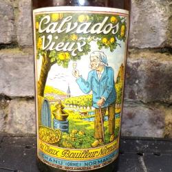 BOUTEILLE de VIEUX CALVADOS de FERME