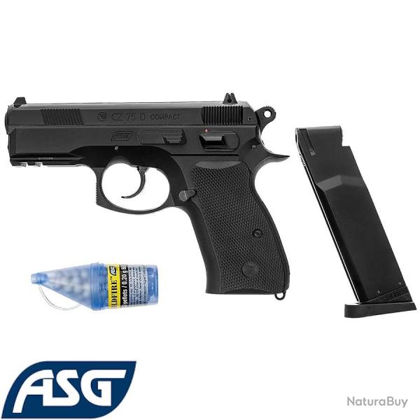 Pistolet � gaz CZ 75D Compact - R�plique airsoft semi-automatique