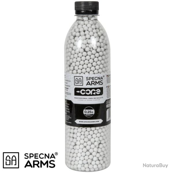 Billes Airsoft Specna Arms CORE(TM) 0,25g - 6mm - Bouteille 3000 pcs