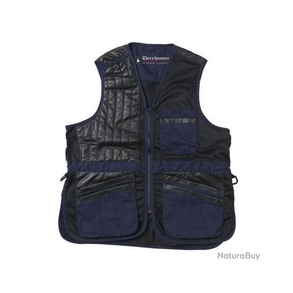 GILET DEERHUNTER NOIR D.LUX WAISTCOAT 4XL