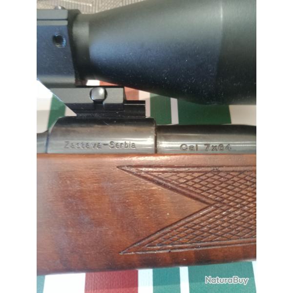 Carabine grande chasse pour gaucher.