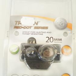 point rouge truglo neuf sous blister 20mm