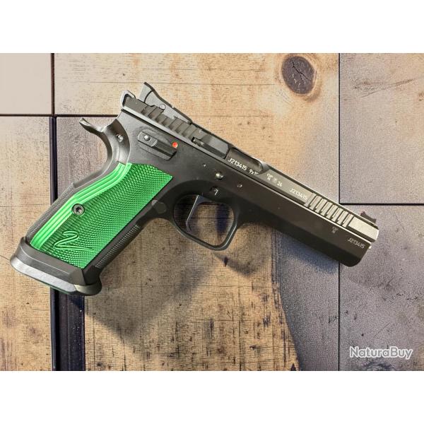 Pistolet CZ 75 TS 2 Racing Green calibre 9x19