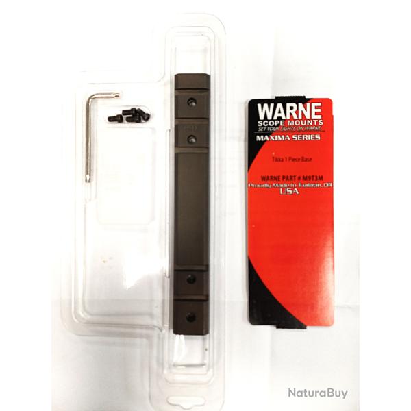 Rail long warne acier pour tikka t3 & t3x