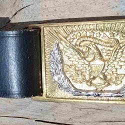 Ceinture d'officier de cavalerie US, avec cartouchi&egrave;re 35 emplacements calibre 45