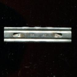 Lame chargeur Mauser allemand guerre 39-45 - marquage : aux 41