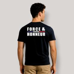 T-SHIRT FORCE & HONNEUR SUMMIT NOIR XXL