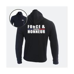 SWEAT SHIRT FORCE & HONNEUR FRANCE SUMMIT OUTDOOR NOIR S