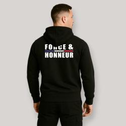 SWEAT SHIRT FORCE & HONNEUR FRANCE SUMMIT OUTDOOR NOIR S