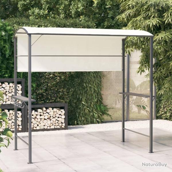 Belv�d�re avec toit 220x110x200 cm Cr�me